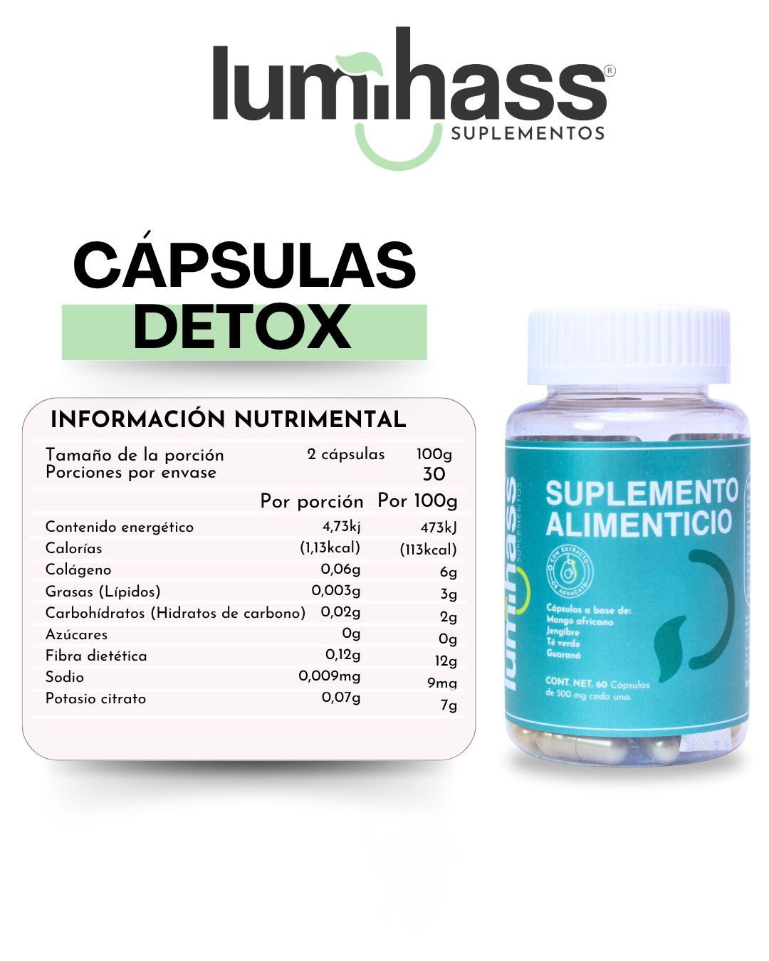 Lumihass Detox 3 Piezas