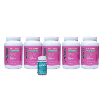 Lumihass Colageno 5 Piezas Sabor Arandano + Detox