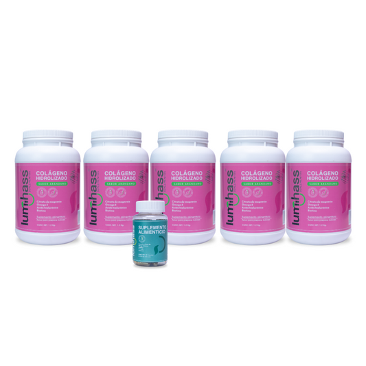 Lumihass Colageno 5 Piezas Sabor Arandano + Detox