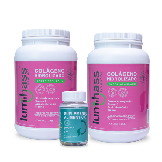 Colágeno Lumihass 2 Pzas Sabor Arándano + Detox De Regalo