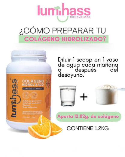 Colágeno Lumihass 4 Pzas 2 Arándano + 1 Naranja + 1 Fresa+ 1 Detox de regalo